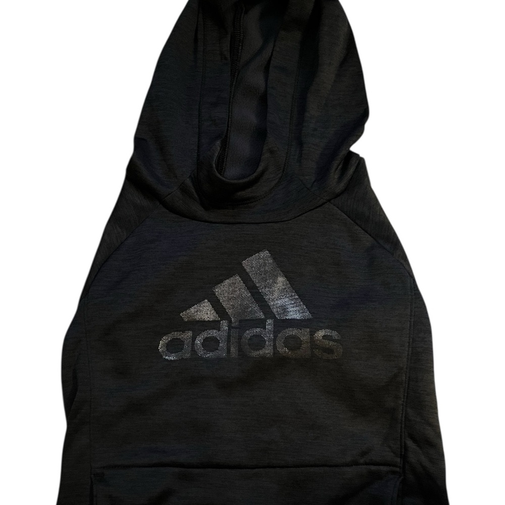 Adidas Black Hoodie with Silver Logo NWT - Picture 9 of 9